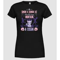 Pólómánia Simán a zombik elé löknélek - Női Kerek nyakú Póló