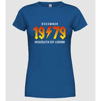 Pólómánia Rock születésnap 1979 December - Női Kerek nyakú Póló