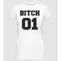 Pólómánia Bitch 01 - Női Alap póló