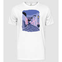 Pólómánia Éjszakai utcai kép - Férfi Alap póló