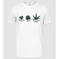 Pólómánia Super F*cking Lucky Cannabis - Férfi Alap póló
