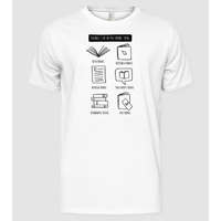 Pólómánia Szabadidő program - Olvasás - Férfi Alap póló