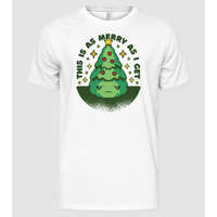 Pólómánia This is as merry as i get karácsonyi póló - Férfi Alap póló