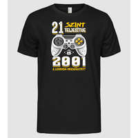 Pólómánia 21. szint teljesítve 2001 a Legenda megszületett Gamer - Férfi Alap póló