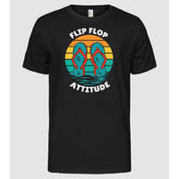 Pólómánia Flip Flop Attitude - Férfi Alap póló