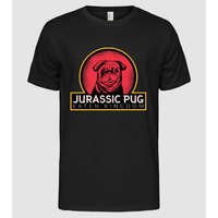 Pólómánia Jurassic Pug Mopszos póló - Férfi Alap póló