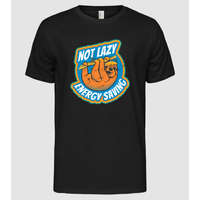 Pólómánia Not Lazy, Energy Saving - Lajhár - Férfi Alap póló