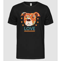 Pólómánia Pitbull szerelem - Férfi Alap póló