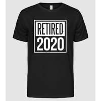 Pólómánia Retired 2020 - Nyugdíjas 2020 - Férfi Alap póló