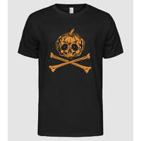 Pólómánia Tök Fej koponya Halloween - Férfi Alap póló