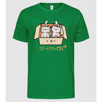 Pólómánia Cuki Cicás Doboz - Férfi Alap póló