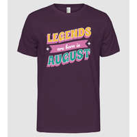 Pólómánia Legends are born in August - Férfi Alap póló