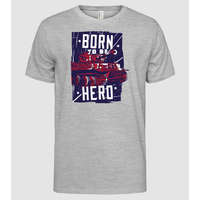 Pólómánia Born To be A Hero Tankos - Férfi Alap póló