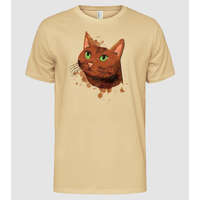 Pólómánia Cica Fej - Férfi Alap póló