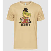 Pólómánia Tea Rex Dinoszaurusz teával - Férfi Alap póló