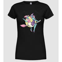 Pólómánia Boszik az Űrben - Női Kerek nyakú Póló