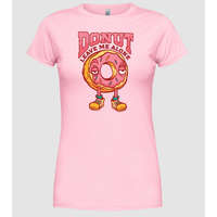 Pólómánia Donut leave me alone - Női Kerek nyakú Póló