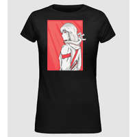 Pólómánia Anime Harcos Lány - Női Alap póló