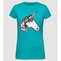 Pólómánia Unikornis Ló - Női Alap póló