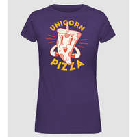 Pólómánia Unikornis Pizza - Női Alap póló