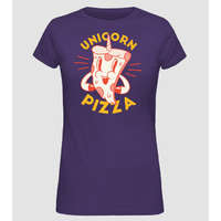 Pólómánia Unikornis Pizza - Női Alap póló