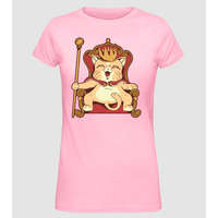 Pólómánia Cat King Macska király - Női Alap póló