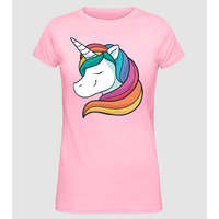 Pólómánia Unikornis fej - Női Alap póló