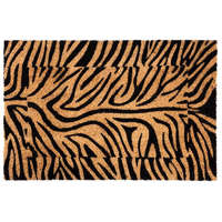 MagicHome STM 263 lábtörlő - Zebra, 40 x 60 cm, barna/fekete
