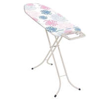 Leifheit 72577 Classic M Basic vasalódeszka, fehér, 120 × 30 cm vasalófelülettel, 76–87 cm között állítható magassággal, stabil vasalótartó felülettel és biztonsági zárral, kompakt, összecsukható kialakítással