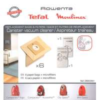 Rowenta Compacteo / Mini-Space Papír Porzsák 6 db + 2 db Filter ZR003901