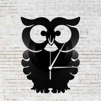 Bakelit falióra bagoly