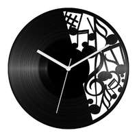 Óriás hangjegyes bakelit óra