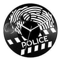 Rendőrségi helyszínelők bakelit óra