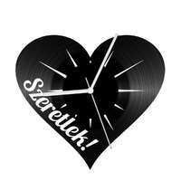 Szerelem szív 2 bakelit óra