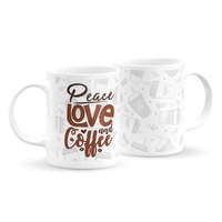 Szerelem és kávé bögre