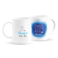 Skorpió csillagjegyes bögre