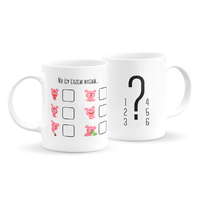 Nyuszis emoji bögre - jelölős