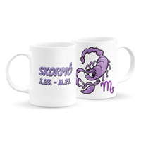 Skorpió csillagjegyes vicces bögre