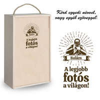 Fa bortartó doboz - Férfi fotós