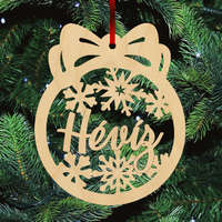 Fa karácsonyfadísz - Hévíz