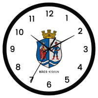 Bács-Kiskun megye címeres falióra