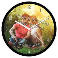 Egyedi fényképes falióra pároknak