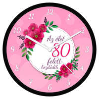 Női születésnapi falióra - 80 felett