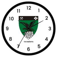 Tatabánya címeres falióra