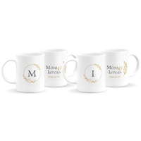 Monogramos páros bögre 4