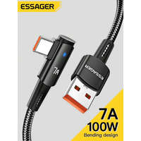  Essager 7A Type-C USB kábel gyorstöltéshez 90 fokos fejjel