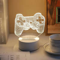  3D dekorációs LED lámpa - Playstation kontroller