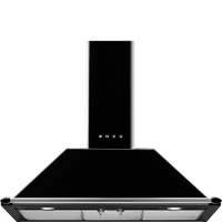 Smeg Smeg KT90BLE Victoria fali páraelszívó fekete 90cm