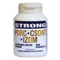 Strong Strong Porc+Csont+Izom Glükózamin-szulfát,MSM étrend-kiegészítő 60 db kapszula