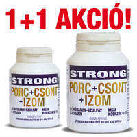 Strong Porc+Csont+Izom Glükózamin-szulfát,MSM étrend-kiegészítő 60 db kapszula 1+1